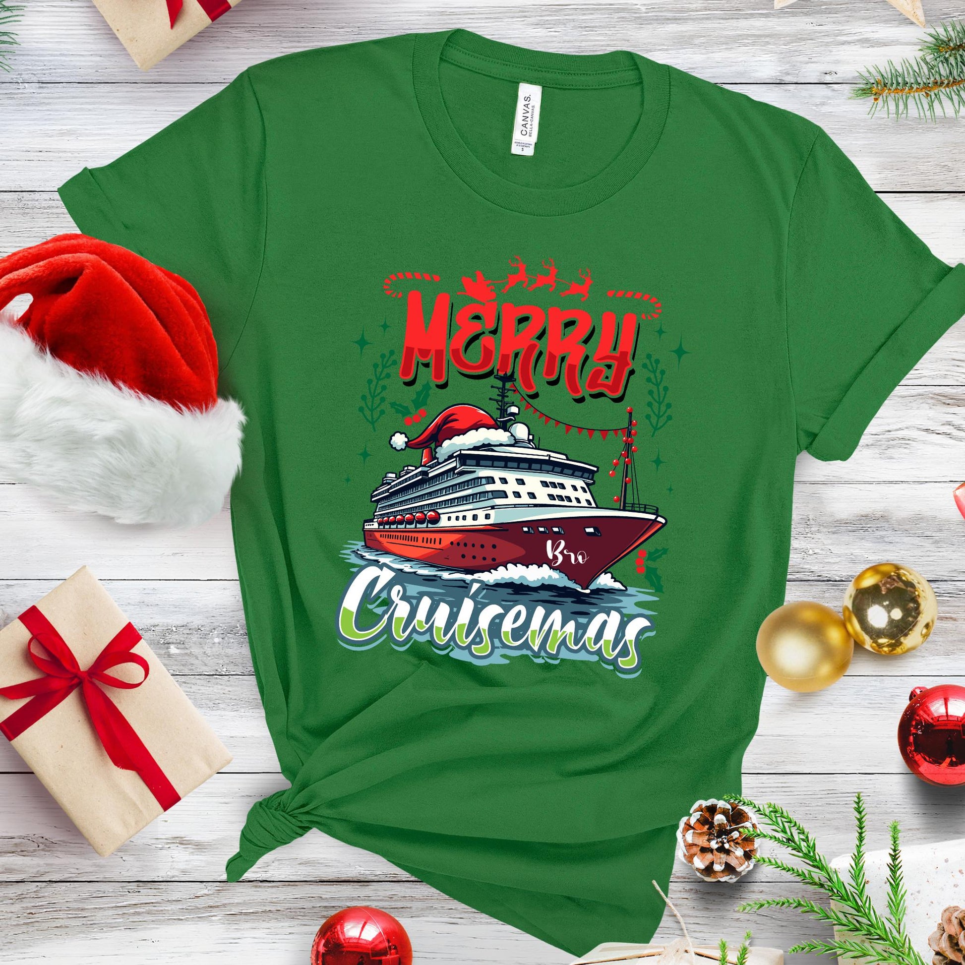 Personalized Merry Cruisemas Shirt Xmas Family Vacation Tee