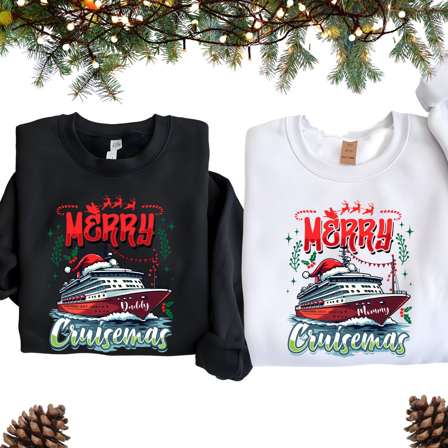 Merry Cruisemas Sweatshirt, Custom Christmas Sweat Xmas Gift