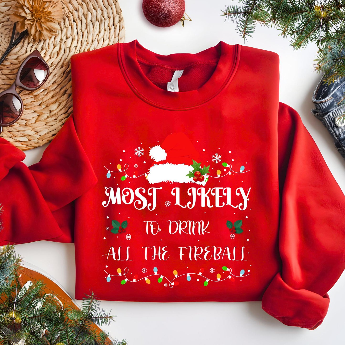 Most Likely to Christmas Sweatshirt, Family Matching Christmas Sweat, Christmas Hoodie, Cute Christmas Shirt, Family Pajamas
