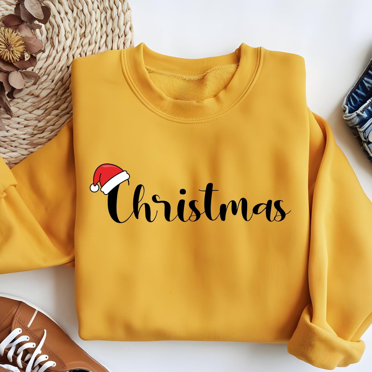 Merry Christmas Matching Sweatshirt For Couples, Funny Xmas Hoodie