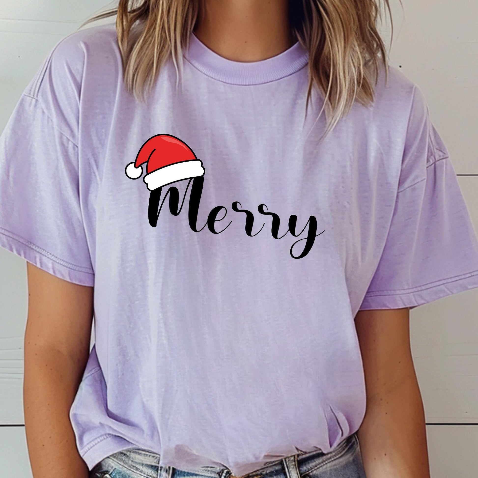 Comfort Colors® Merry Christmas Shirt: Gift For Couples Xmas Matching Tee