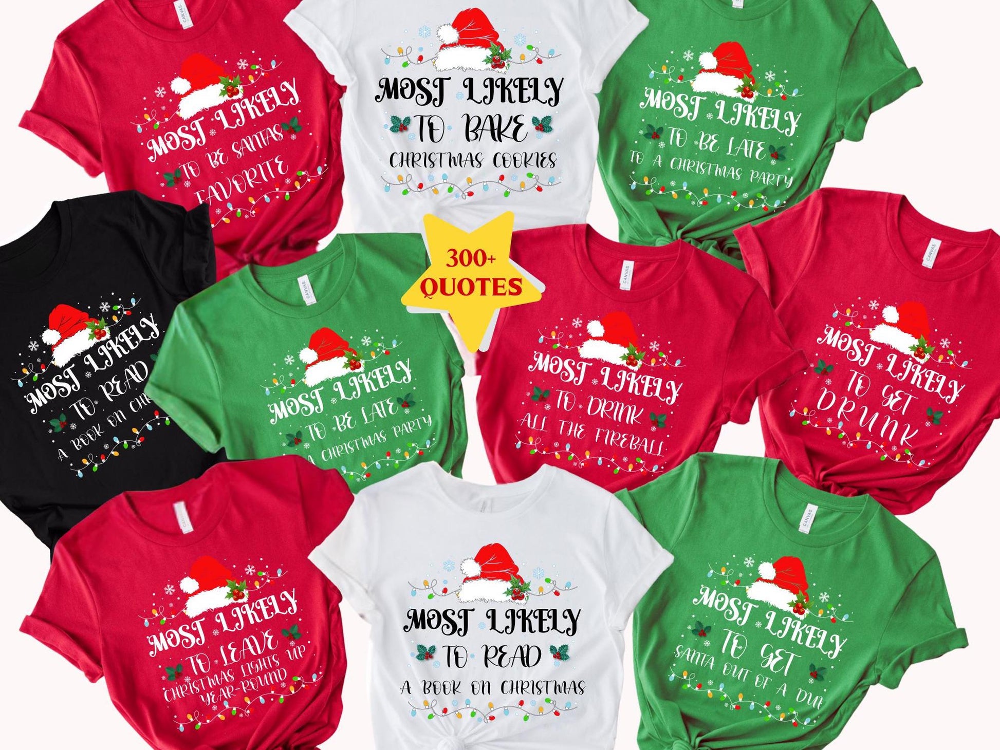 Most Likely to Christmas Shirt, Family Matching Christmas Gifts, Christmas Shirt, Funny Christmas Shirt, Family Pajamas