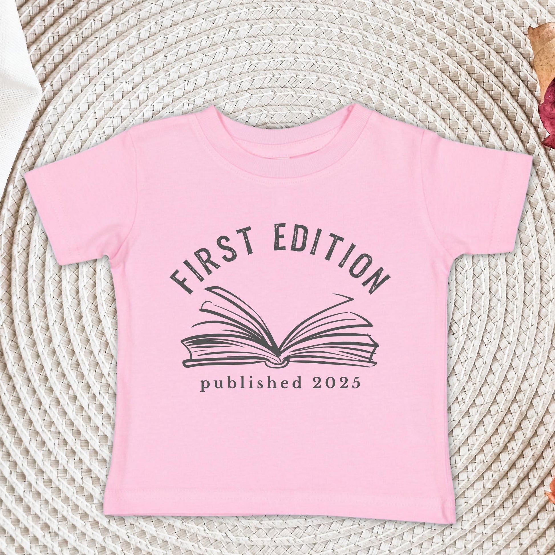 First Edition Baby Bodysuit, Announcement Baby Onesie®, Custom Published Shirt, Baby Shower Gift, Librarian Baby Gift, Christmas Gift