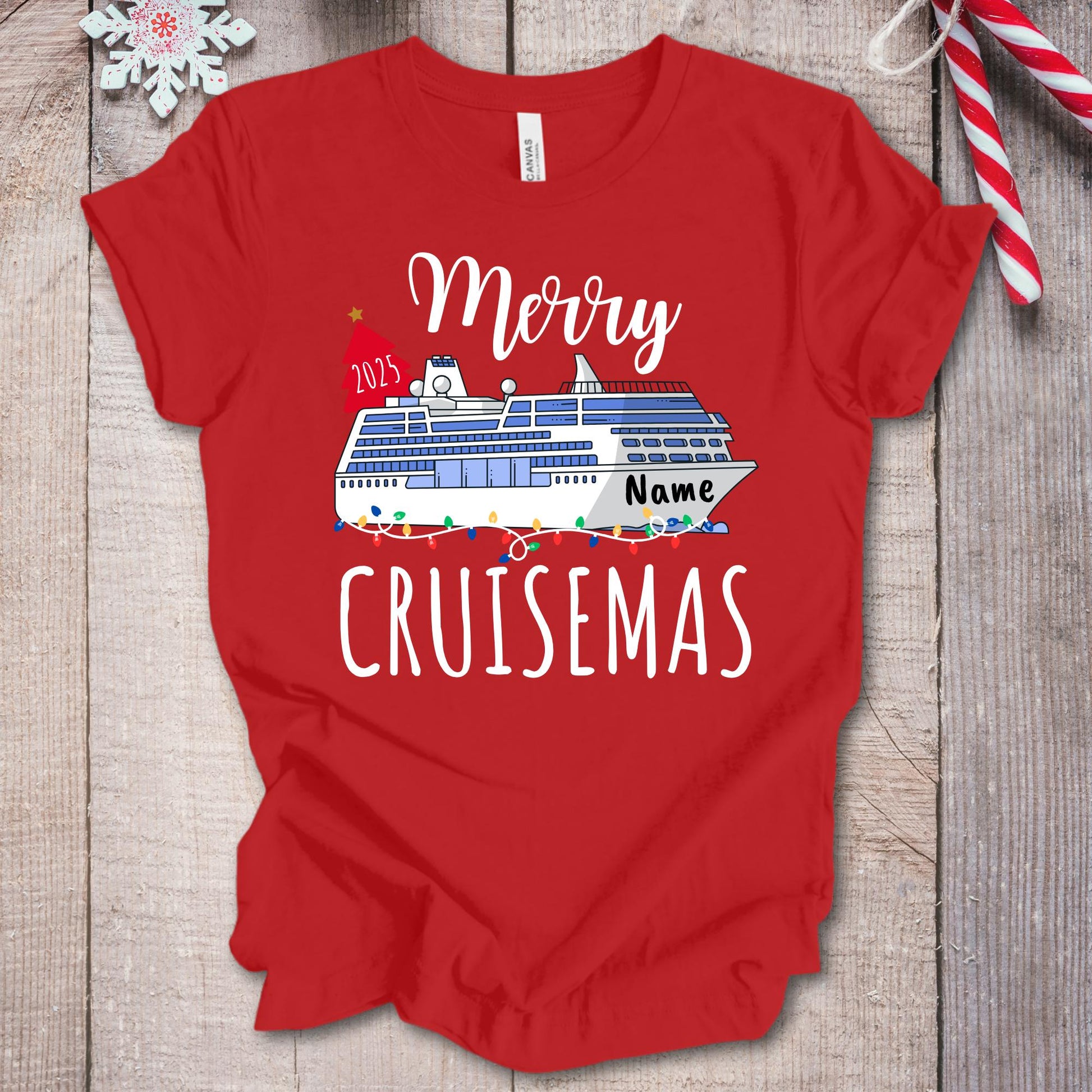 Personalized Merry Cruisemas Shirt, Family Matching Shirt Christmas Gift