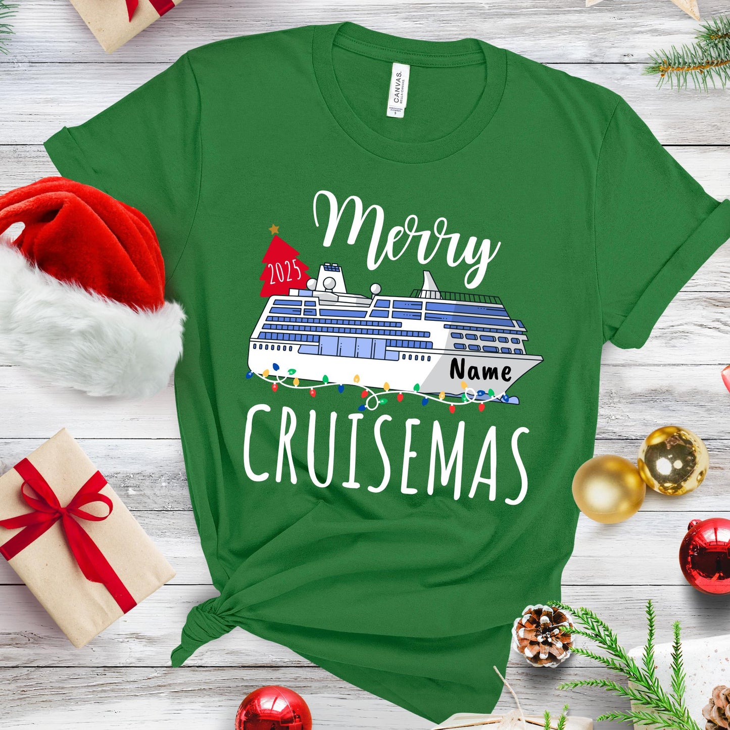 Personalized Merry Cruisemas Shirt, Family Matching Shirt Christmas Gift