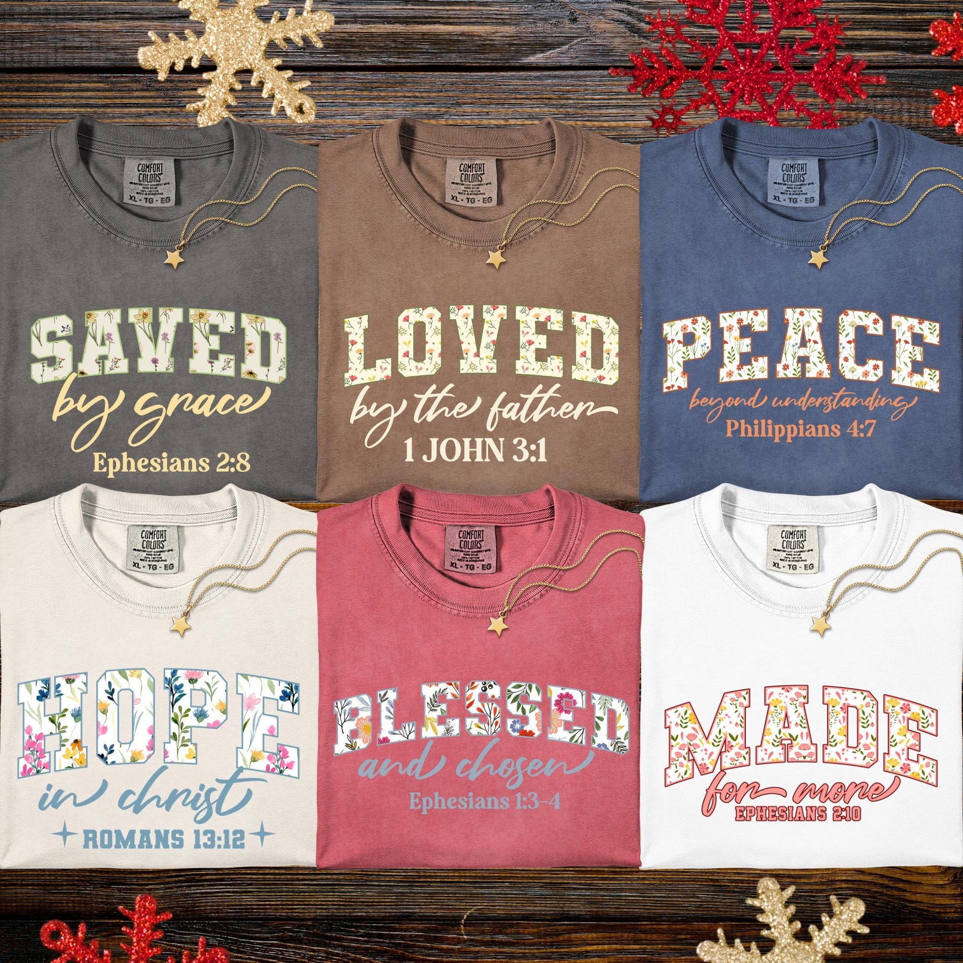Comfort Colors® Bible Verse Shirt, Cute Christian Shirt For Women, Jesus Tee, Christian Gift