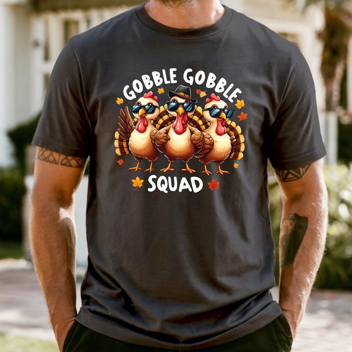 Comfort Colors® Gobble Squad Turkey Shirt Thanksgiving Gift Friendsgiving Tees