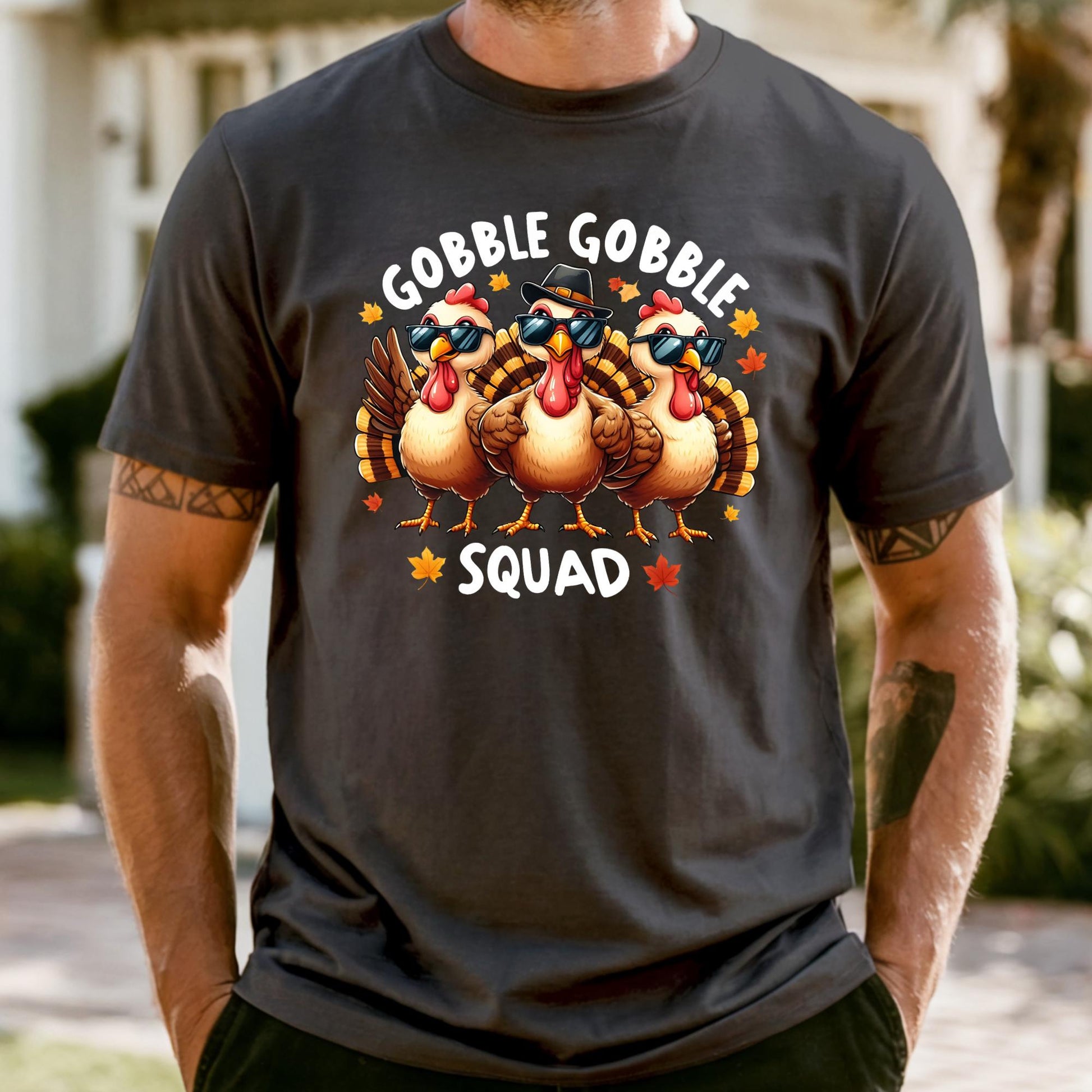 Comfort Colors® Gobble Squad Turkey Shirt Thanksgiving Gift Friendsgiving Tees