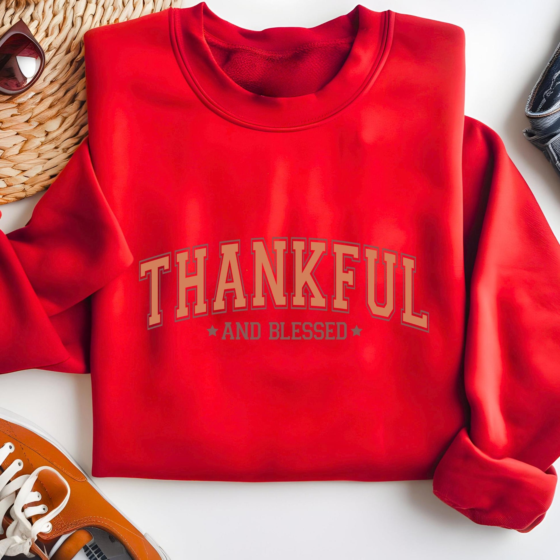 Thankful and Blessed Sweatshirt, Fall Season Hoodie, Thanksgiving Gift