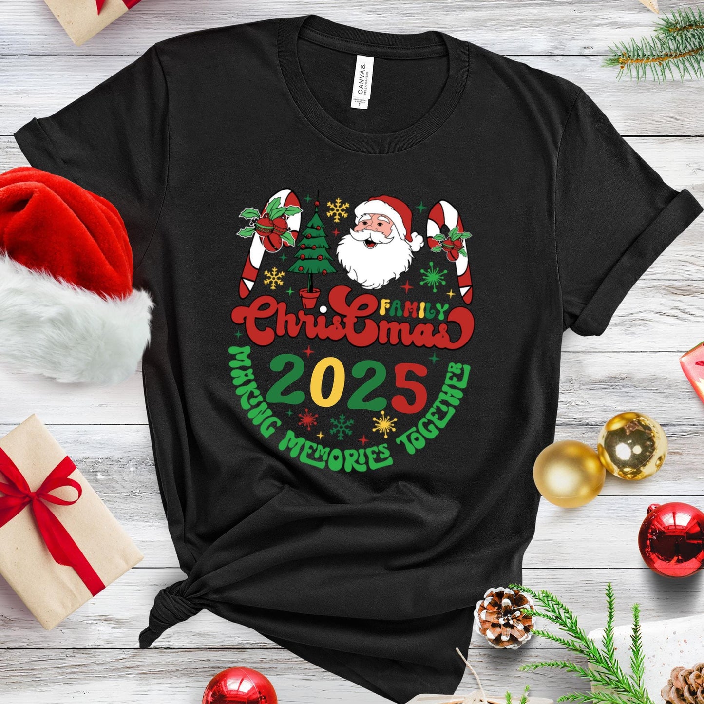 Family Christmas 2025 Shirt, Making Memories Together Tee, Xmas Gift