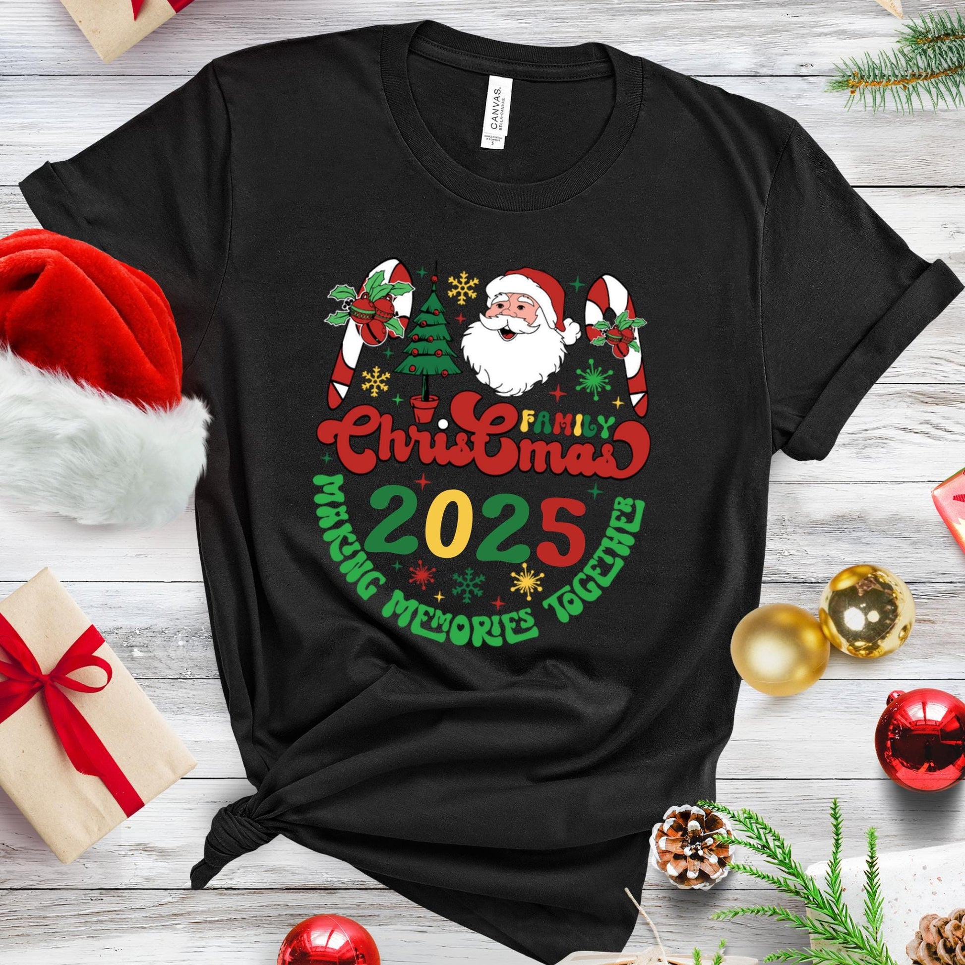 Family Christmas 2025 Shirt, Making Memories Together Tee, Xmas Gift