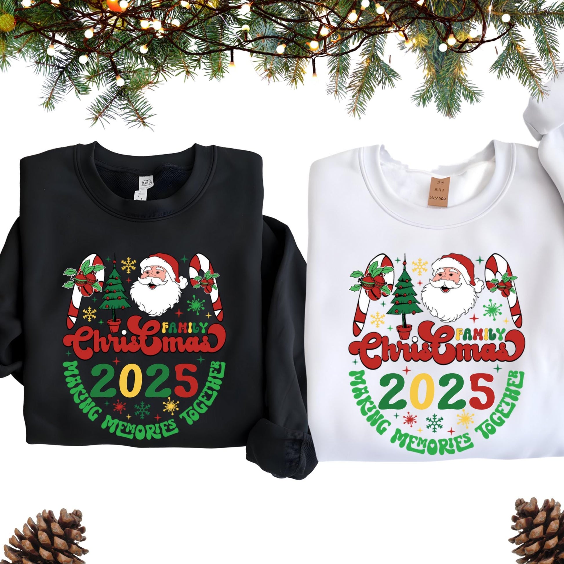 Family Christmas 2025 Sweatshirt Making Memories Together Hoodie Xmas Gift