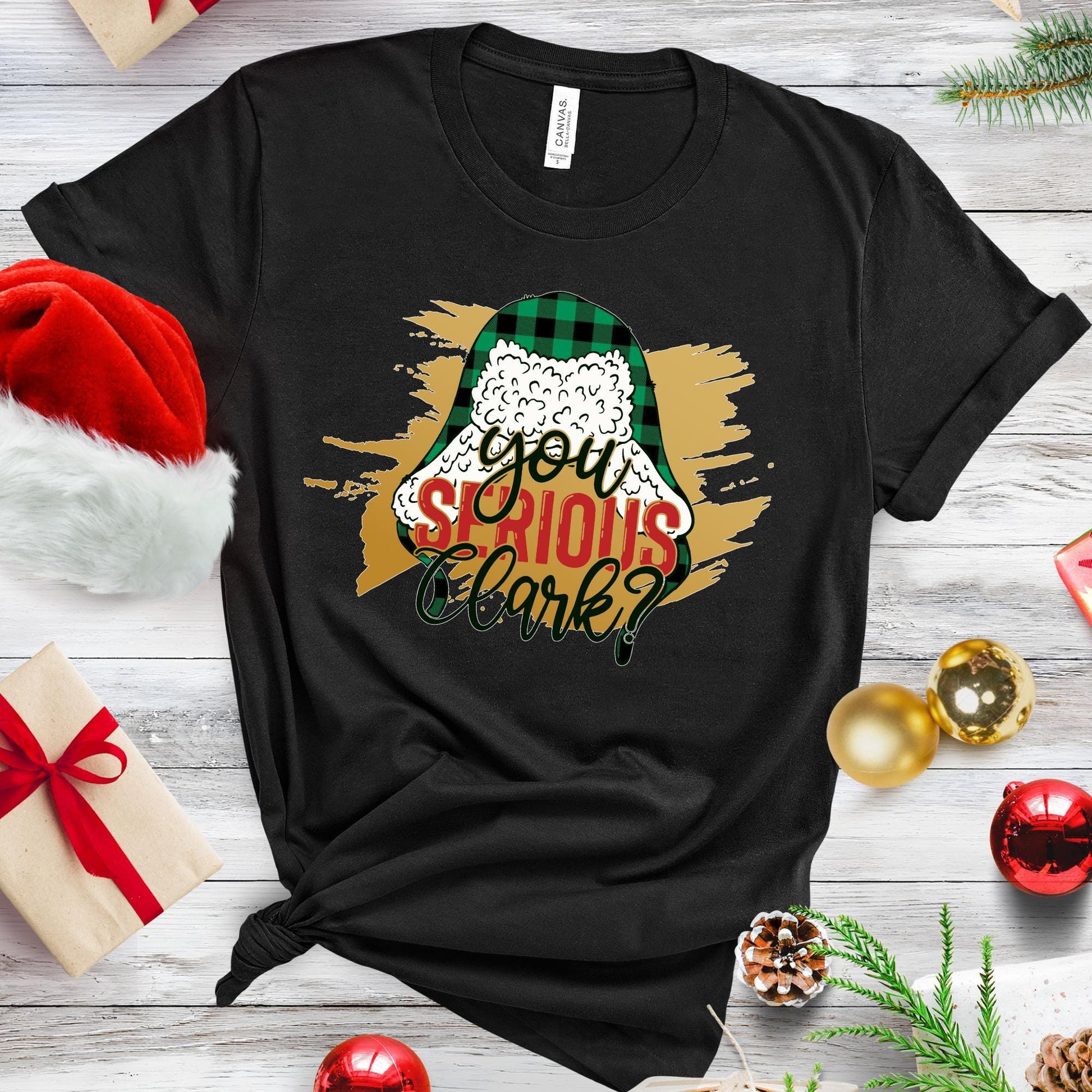 You Serious Clark Shirt, Christmas Family Tee, Vintage Movie Outfit