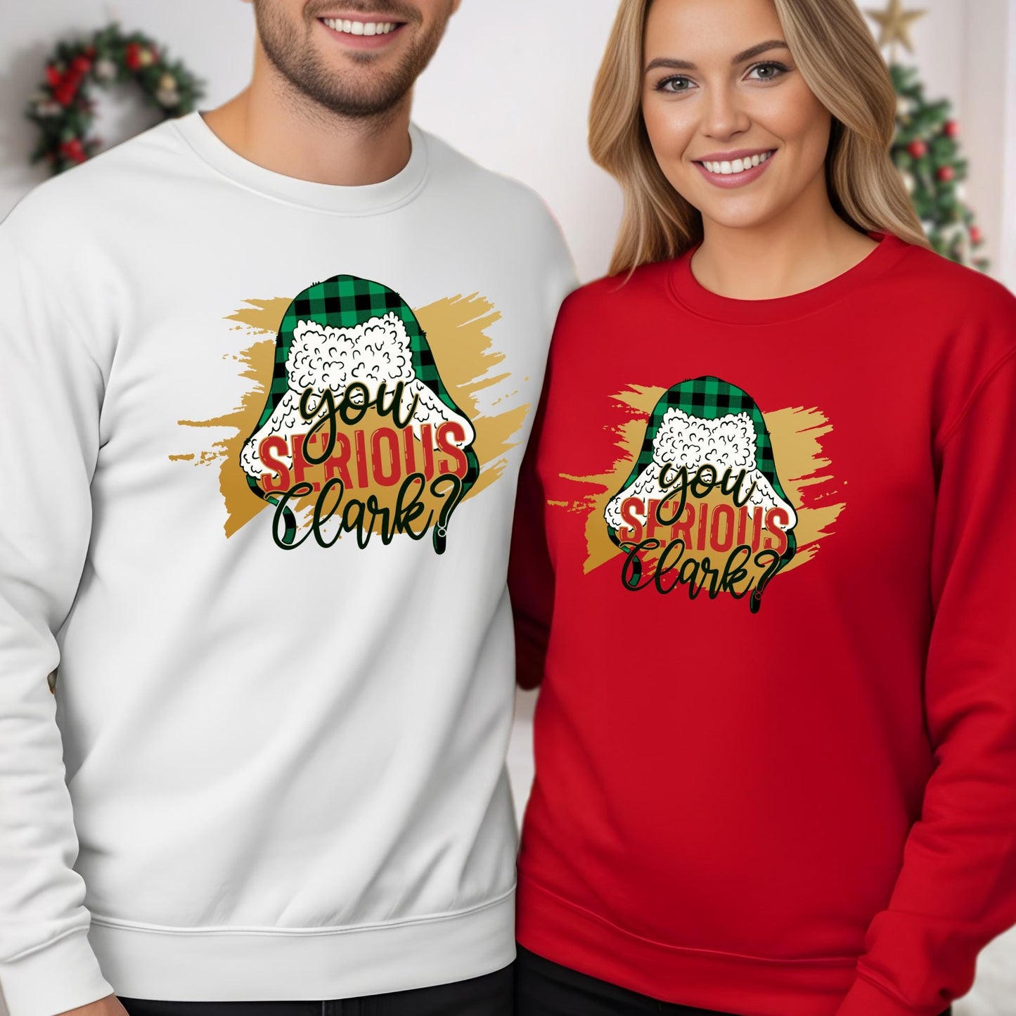 You Serious Clark Sweatshirt Funny Christmas Sweat, Xmas  Hoodie For Women