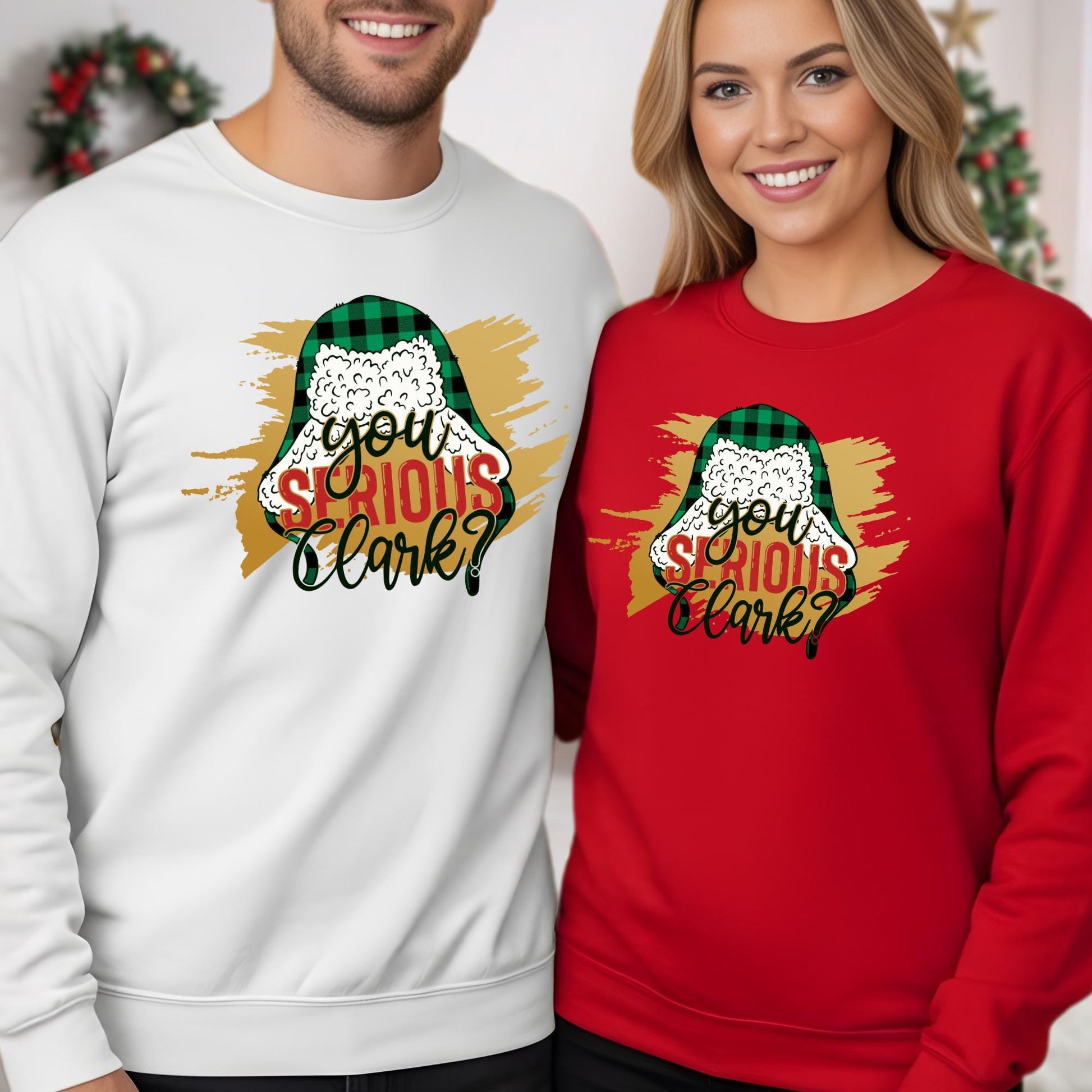 You Serious Clark Sweatshirt Funny Christmas Sweat, Xmas  Hoodie For Women