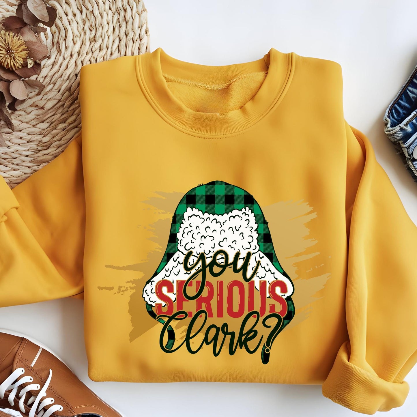 You Serious Clark Sweatshirt Funny Christmas Sweat, Xmas  Hoodie For Women