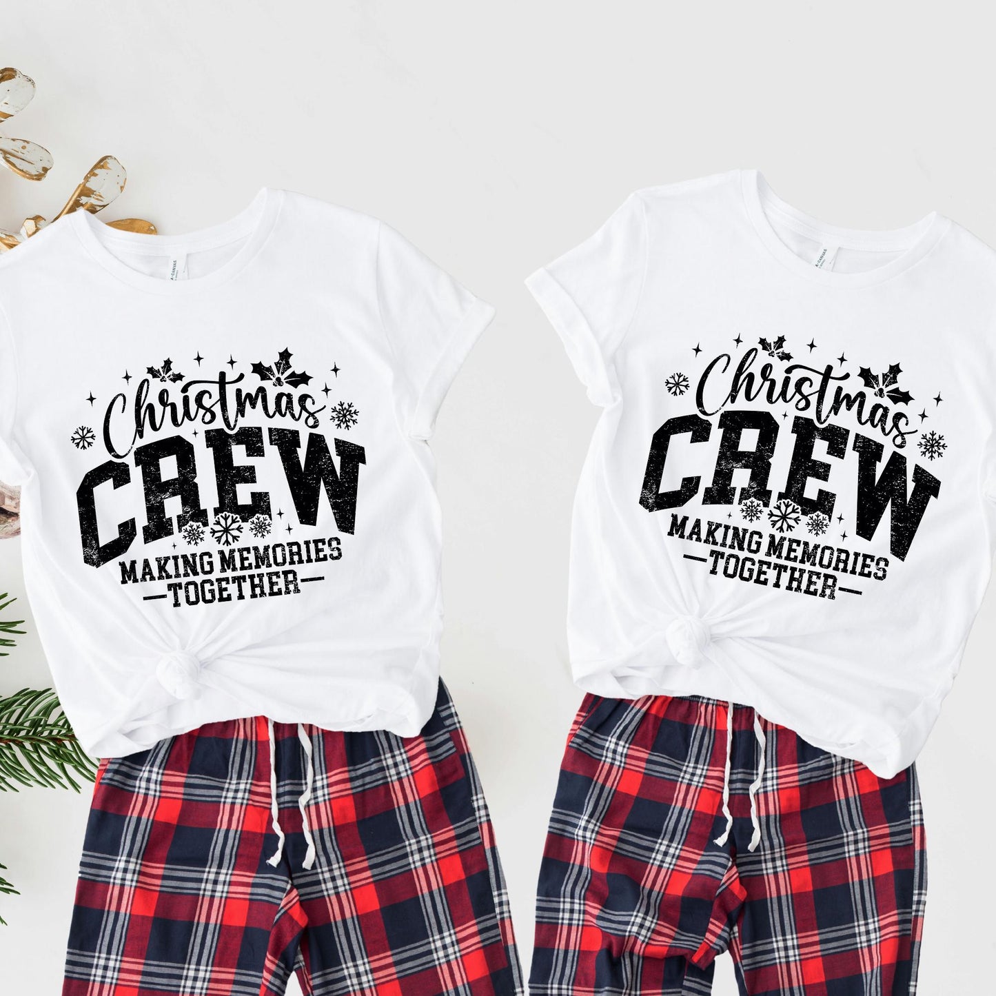 Christmas Crew Shirt, Family Matching Tee, Making Memories Together Outfit