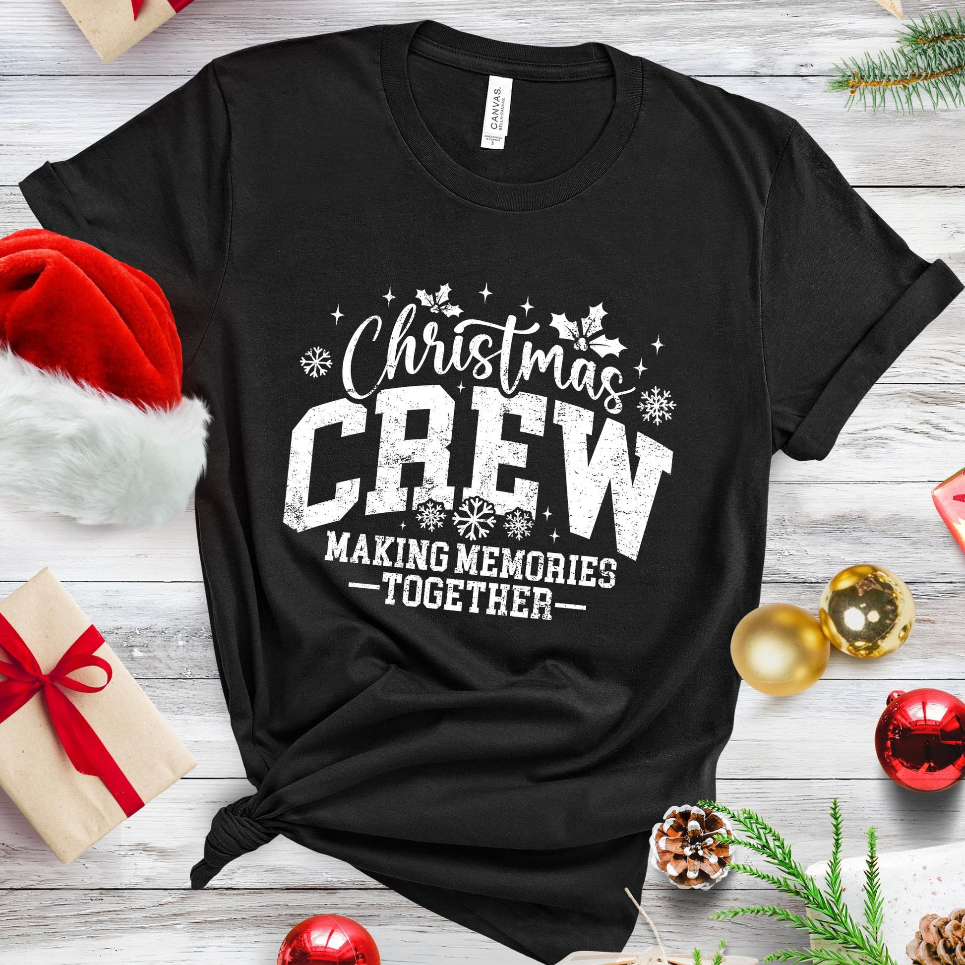 Christmas Crew Shirt, Family Matching Tee, Making Memories Together Outfit