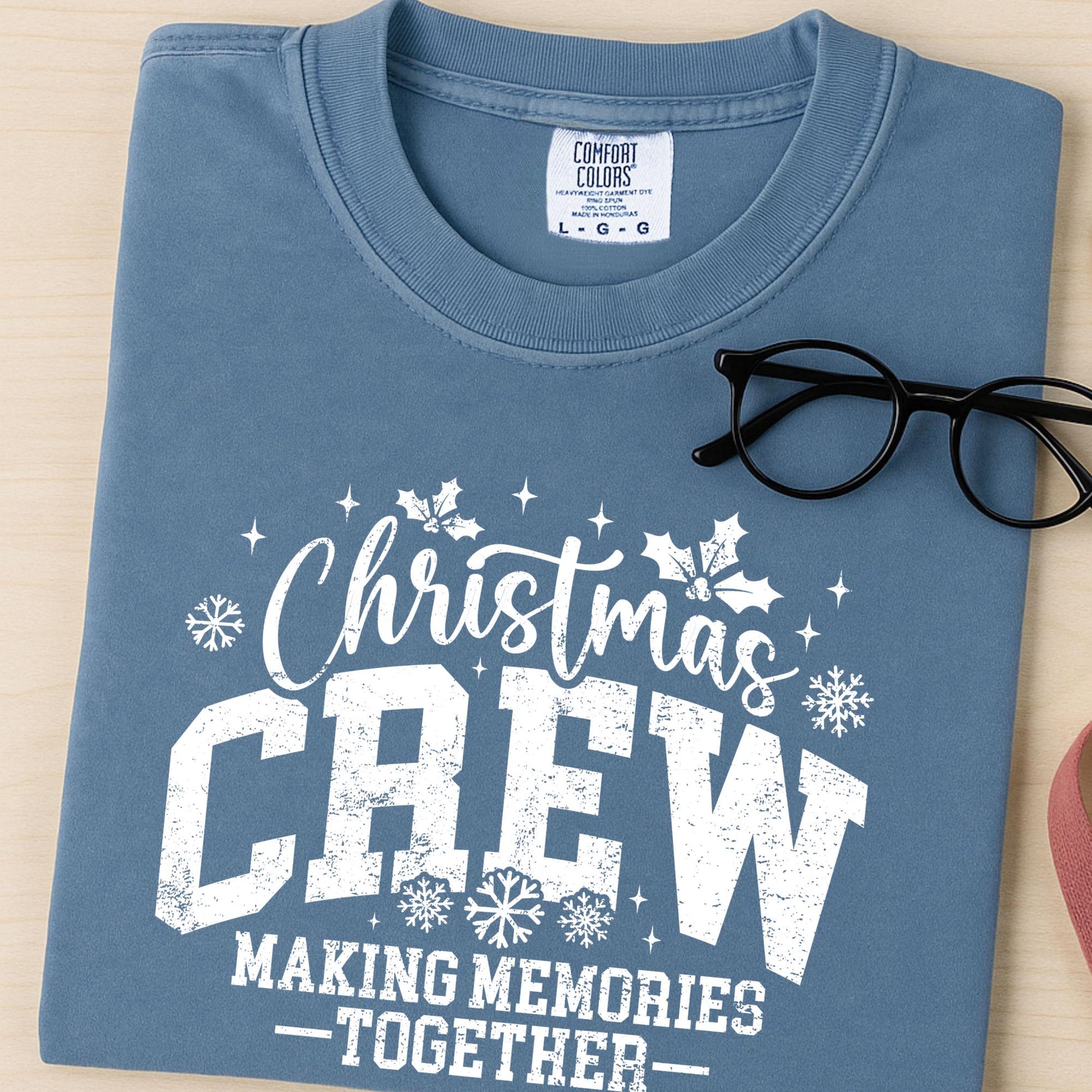 Comfort Colors® Christmas Crew Shirt, Matching Family Holiday Tee, Making Memories Together T-shirt