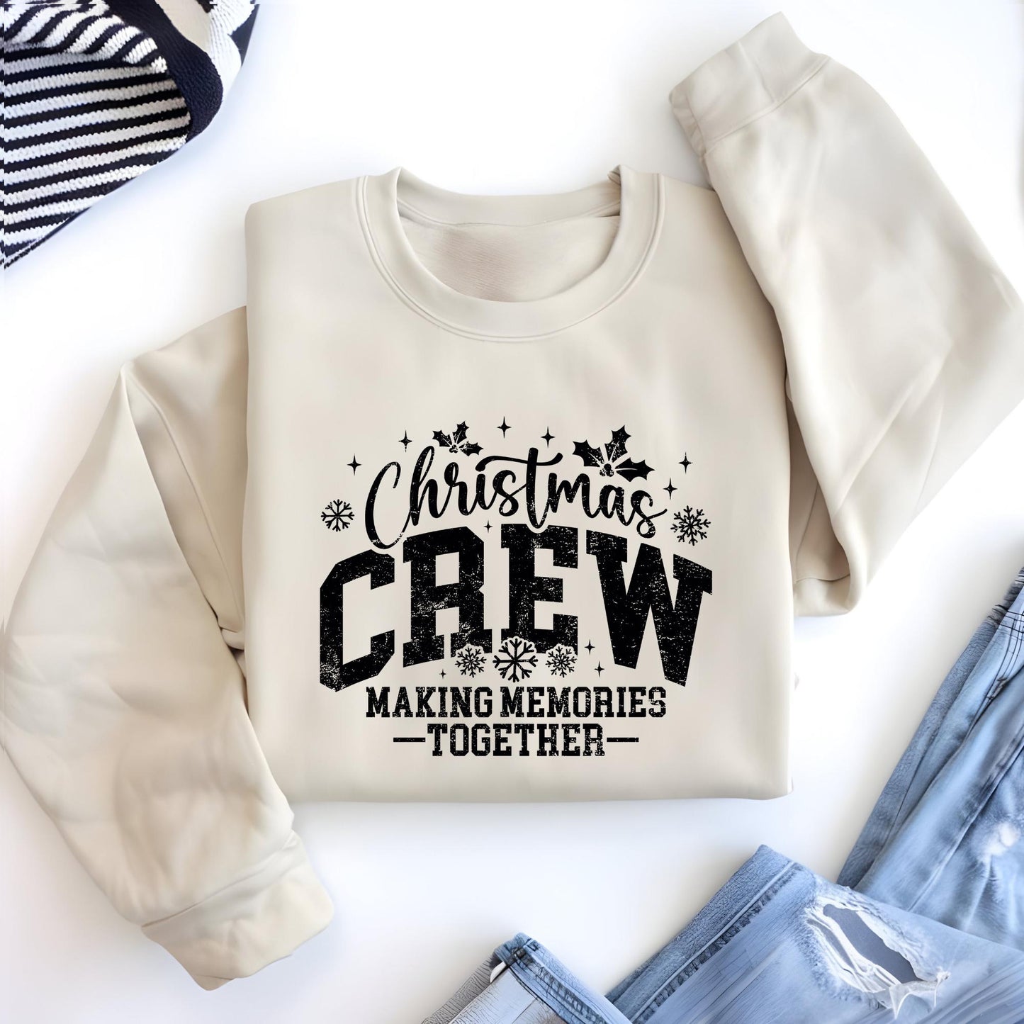 Christmas Crew Sweatshirt, Hoodie, Making Memories Together, Matching Xmas Shirt, Christmas Gift