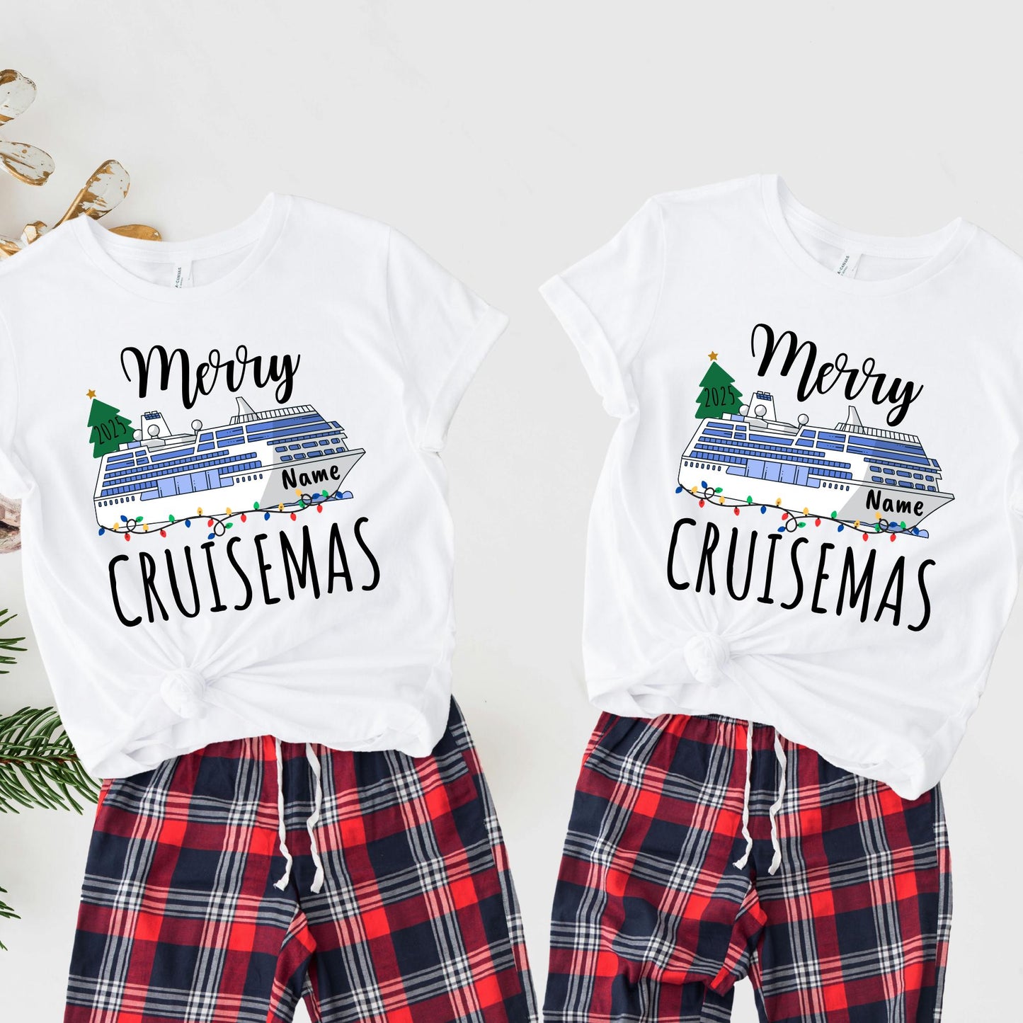 Personalized Merry Cruisemas Shirt, Family Matching Shirt Christmas Gift