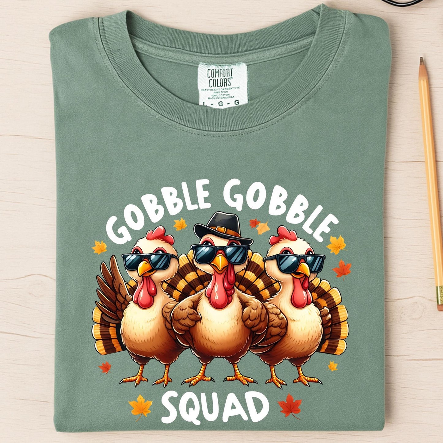 Comfort Colors® Gobble Squad Turkey Shirt Thanksgiving Gift Friendsgiving Tees