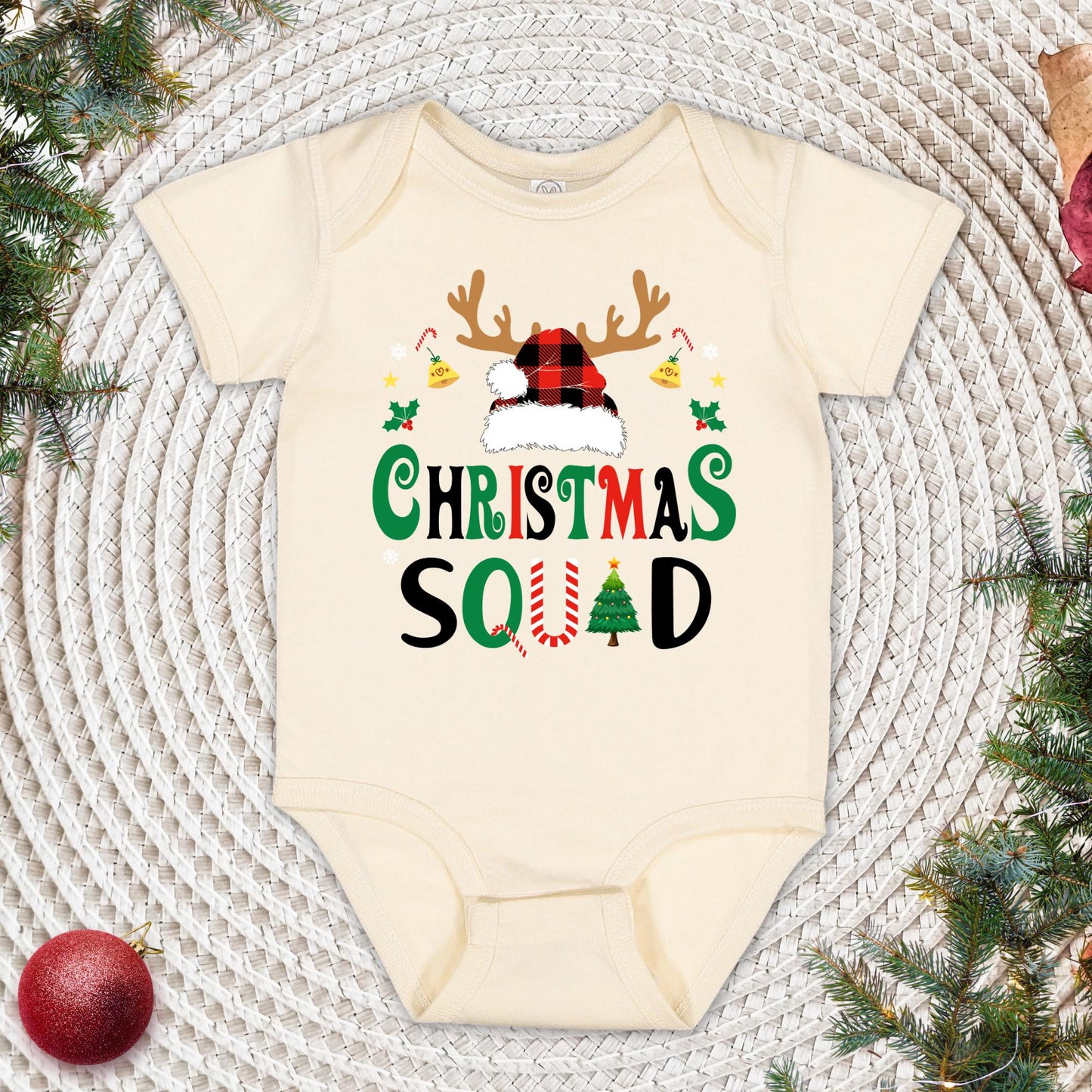 Personalized Christmas Squad Reindeer Shirt Xmas Group Tee Family Matching Pajamas