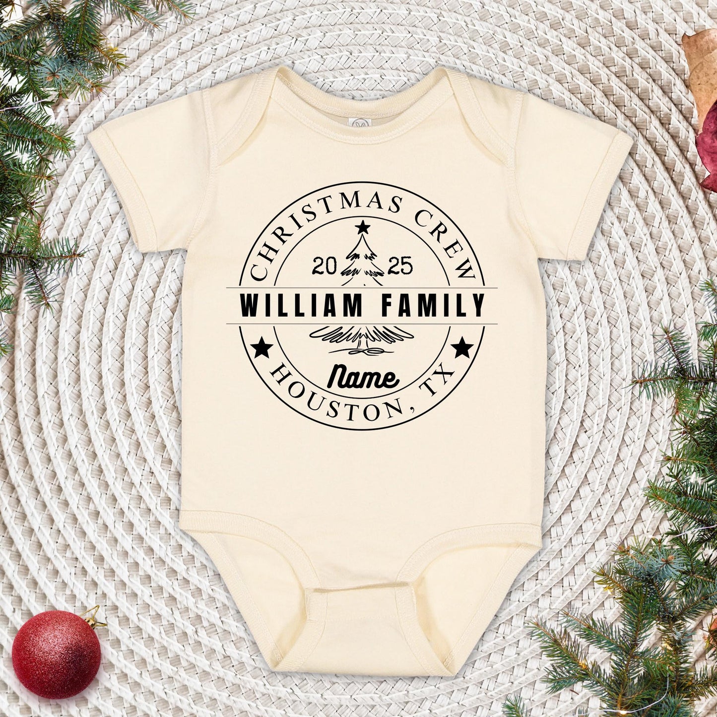 Personalized Christmas Crew Shirt: Family Reunion Tee State City Custom Name Xmas Gift