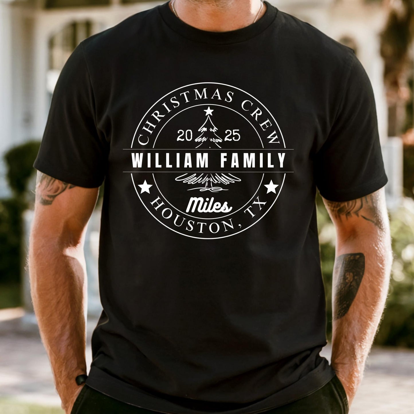 Comfort Colors Christmas Crew Shirt: Personalized Family Reunion Tee Xmas Gift