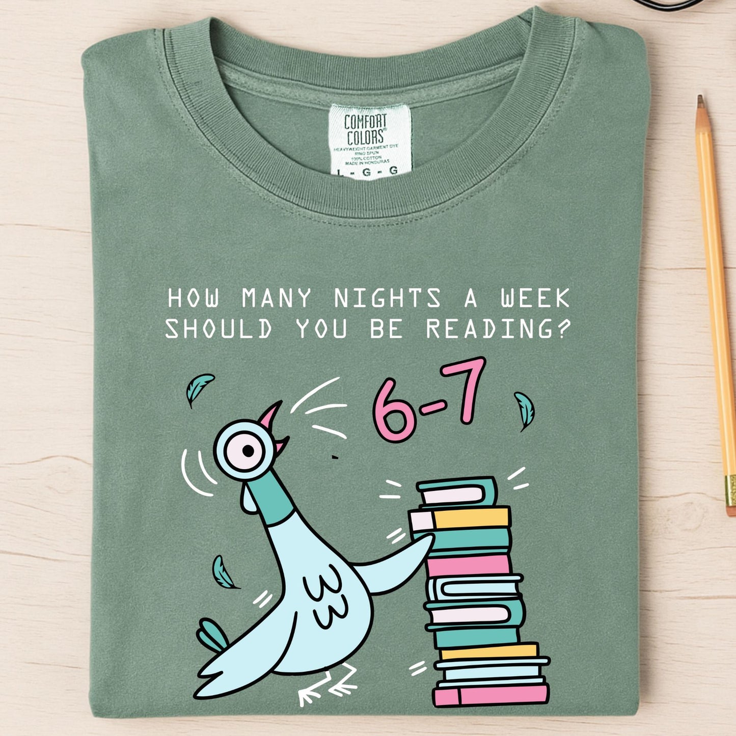 Comfort Colors® 6-7 Shirt, How Many Nights A Week Should You Be Reading Six Seven Tee