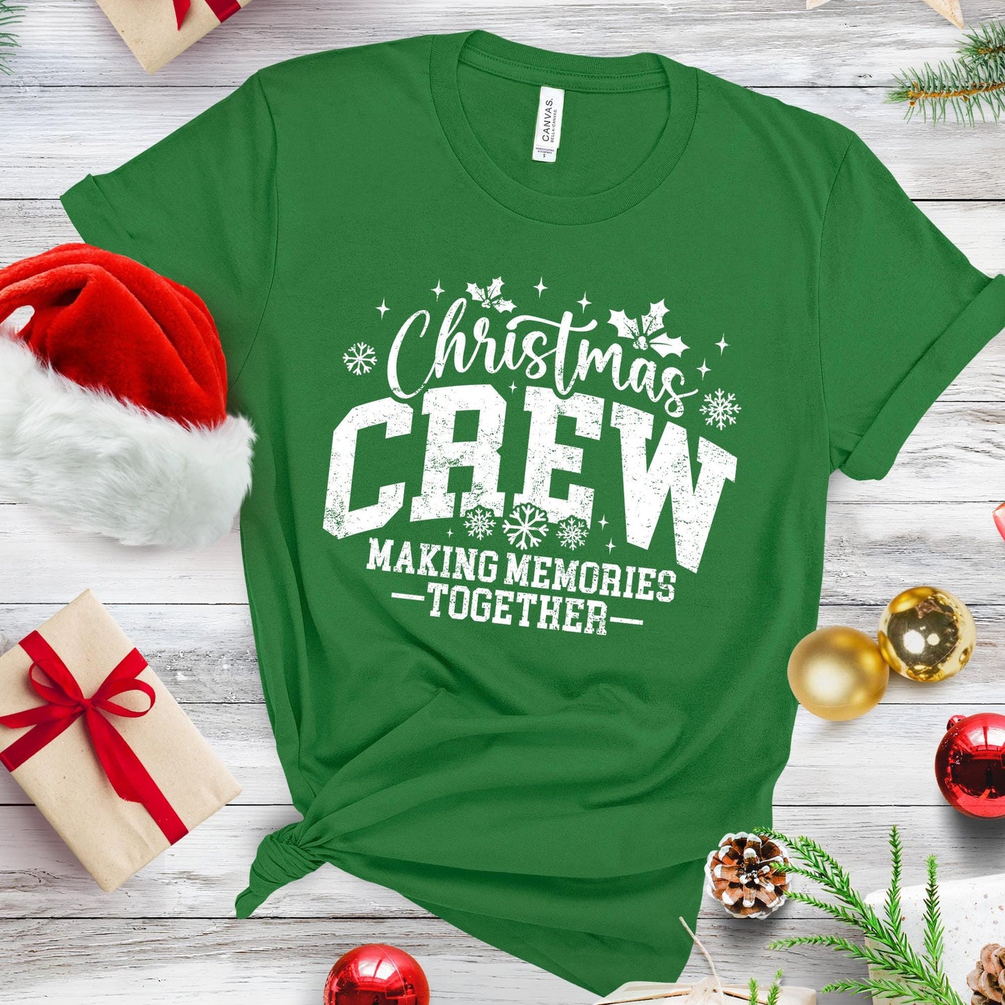 Christmas Crew Shirt, Family Matching Tee, Making Memories Together Outfit