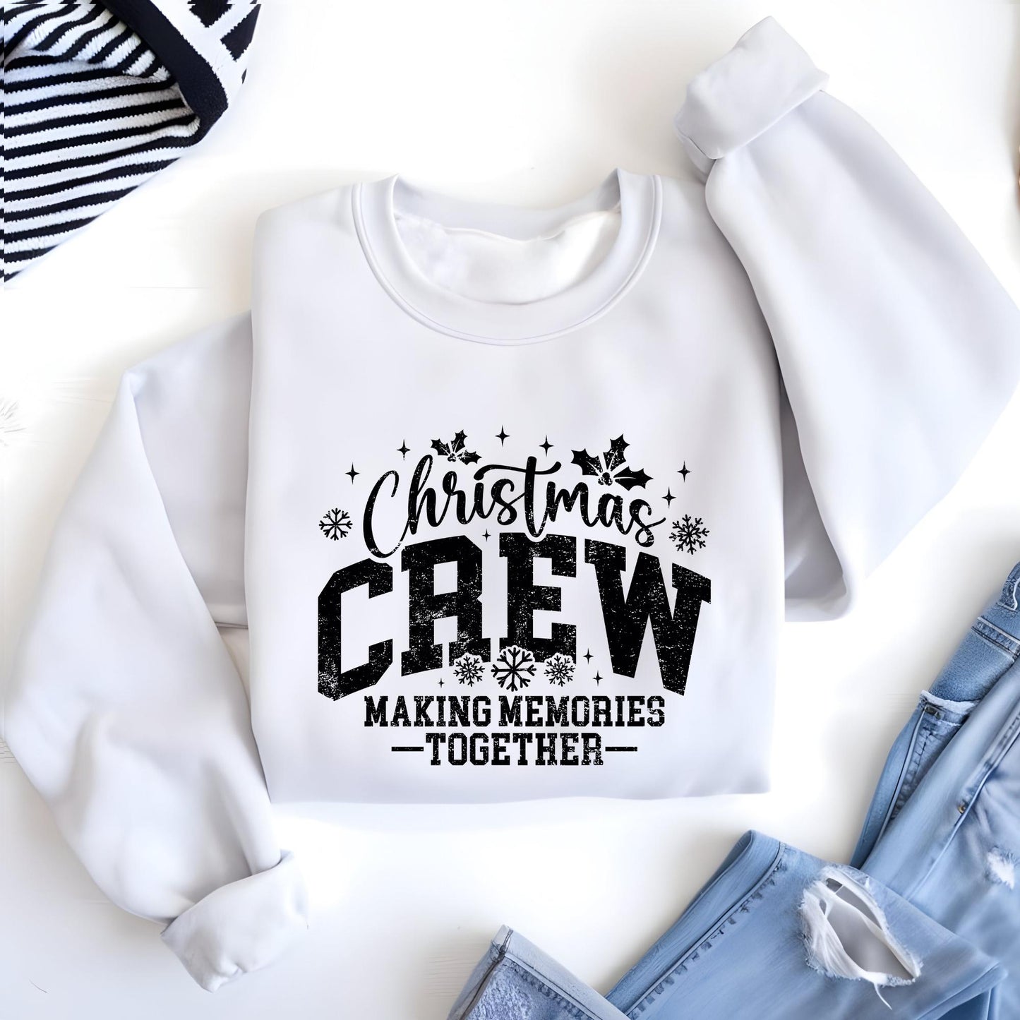 Christmas Crew Sweatshirt, Hoodie, Making Memories Together, Matching Xmas Shirt, Christmas Gift