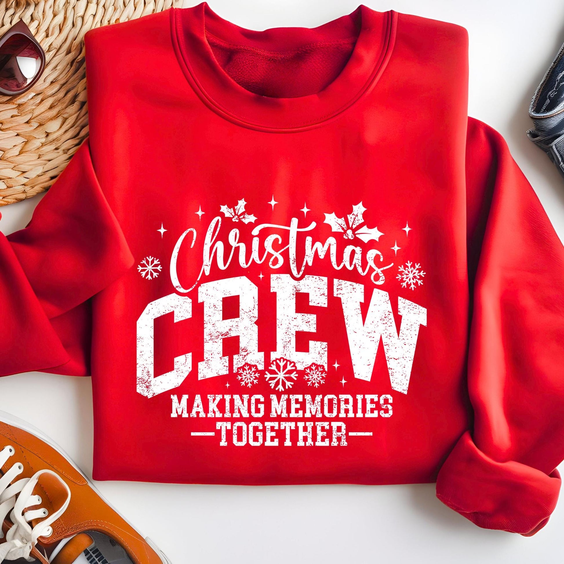Christmas Crew Sweatshirt, Hoodie, Making Memories Together, Matching Xmas Shirt, Christmas Gift