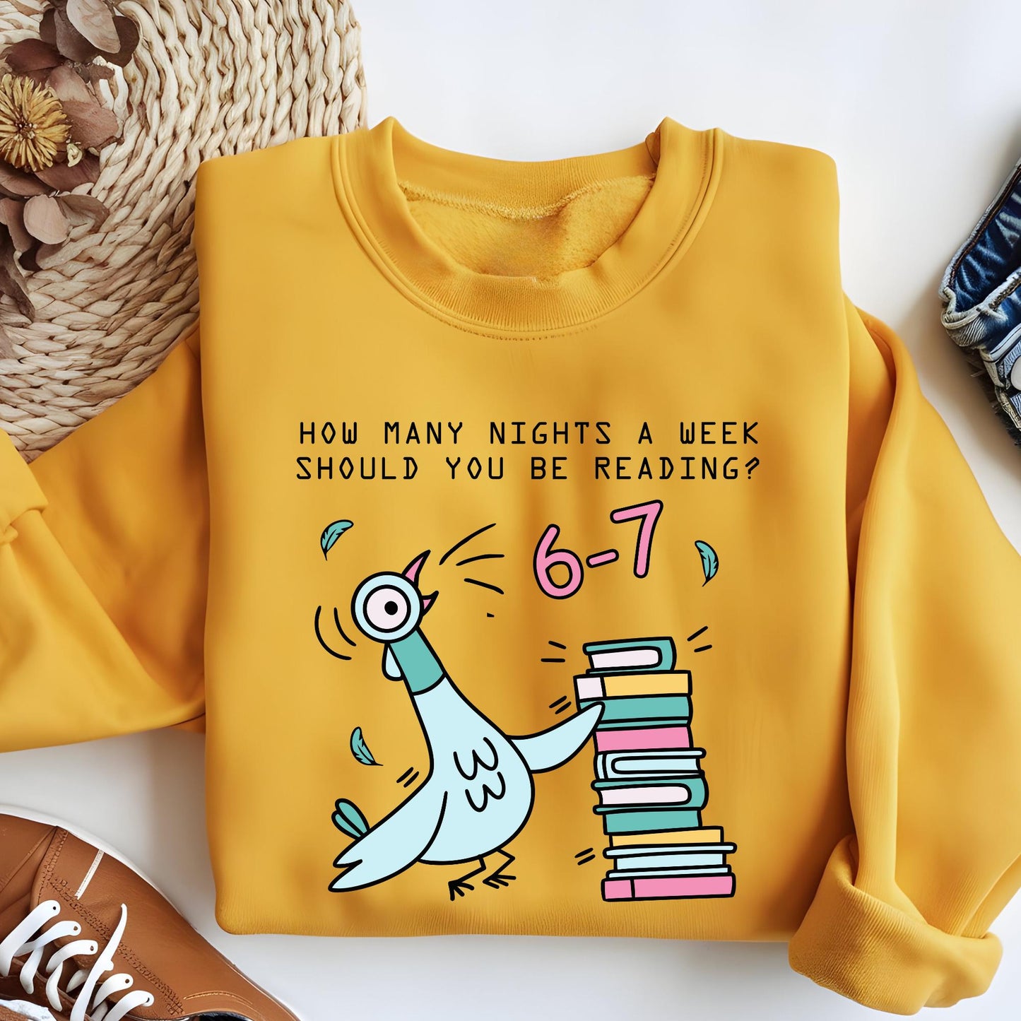 How Many Nights A Week Should You Be Reading 6-7 Sweatshirt, Teacher Six Seven 67 Hoodie