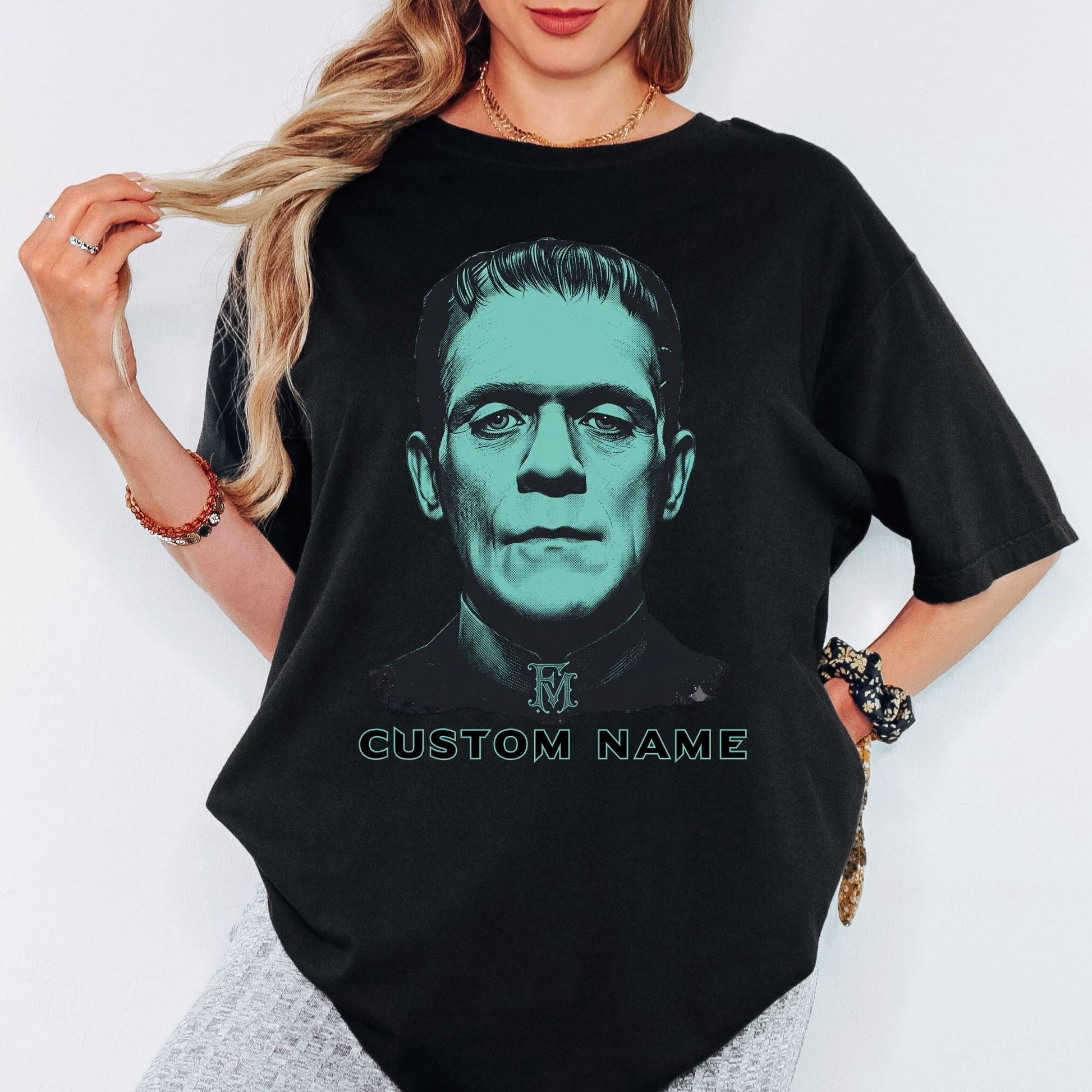 Comfort Colors Frankenstein Shirt, Dark Universe Monsters Shirts Gothic Tee Custom Epic Tshirt