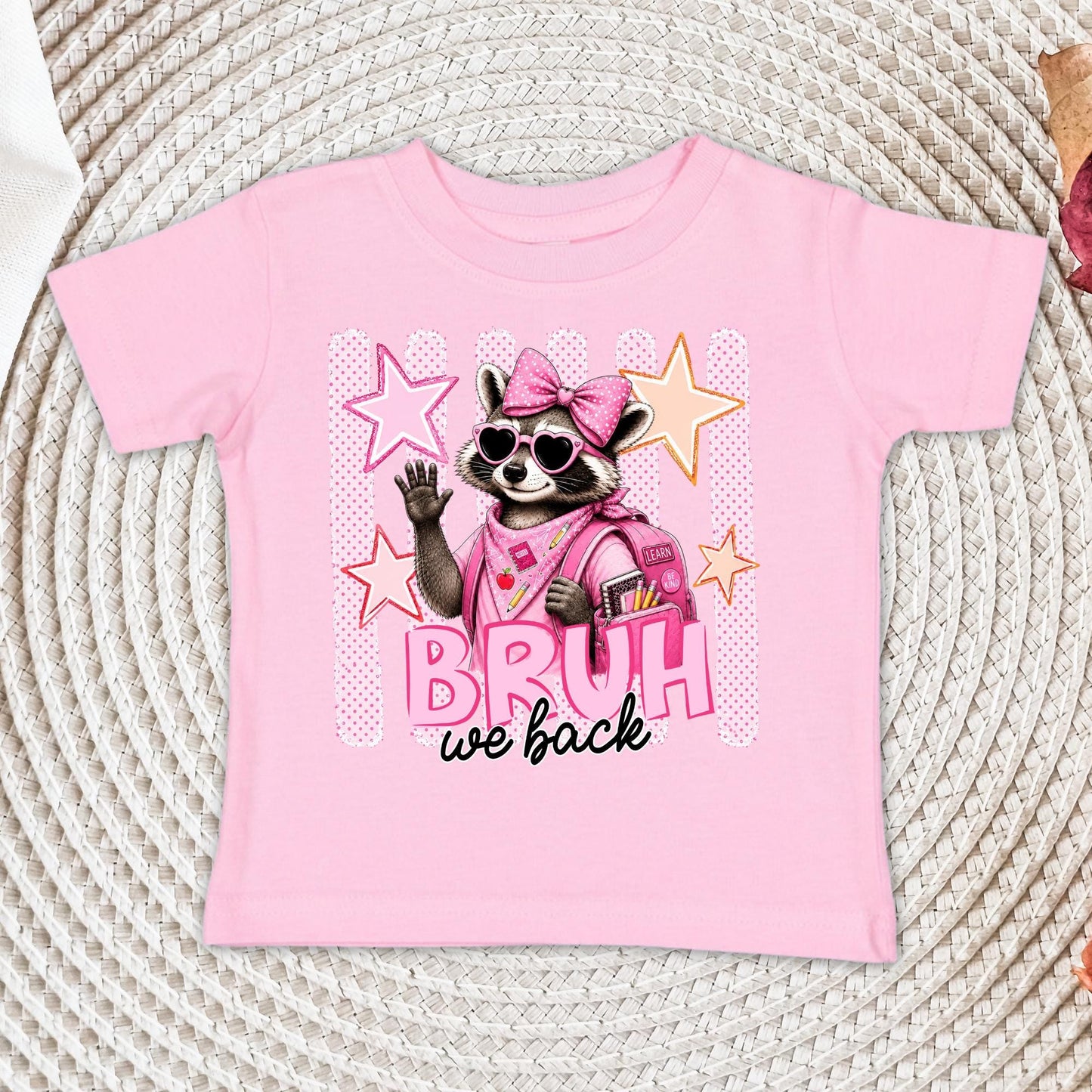Bruh We Back Toddler Shirt, Funny Raccoon School Shirt, Back To School Teacher Outfit, Retro Shirts For Men Women