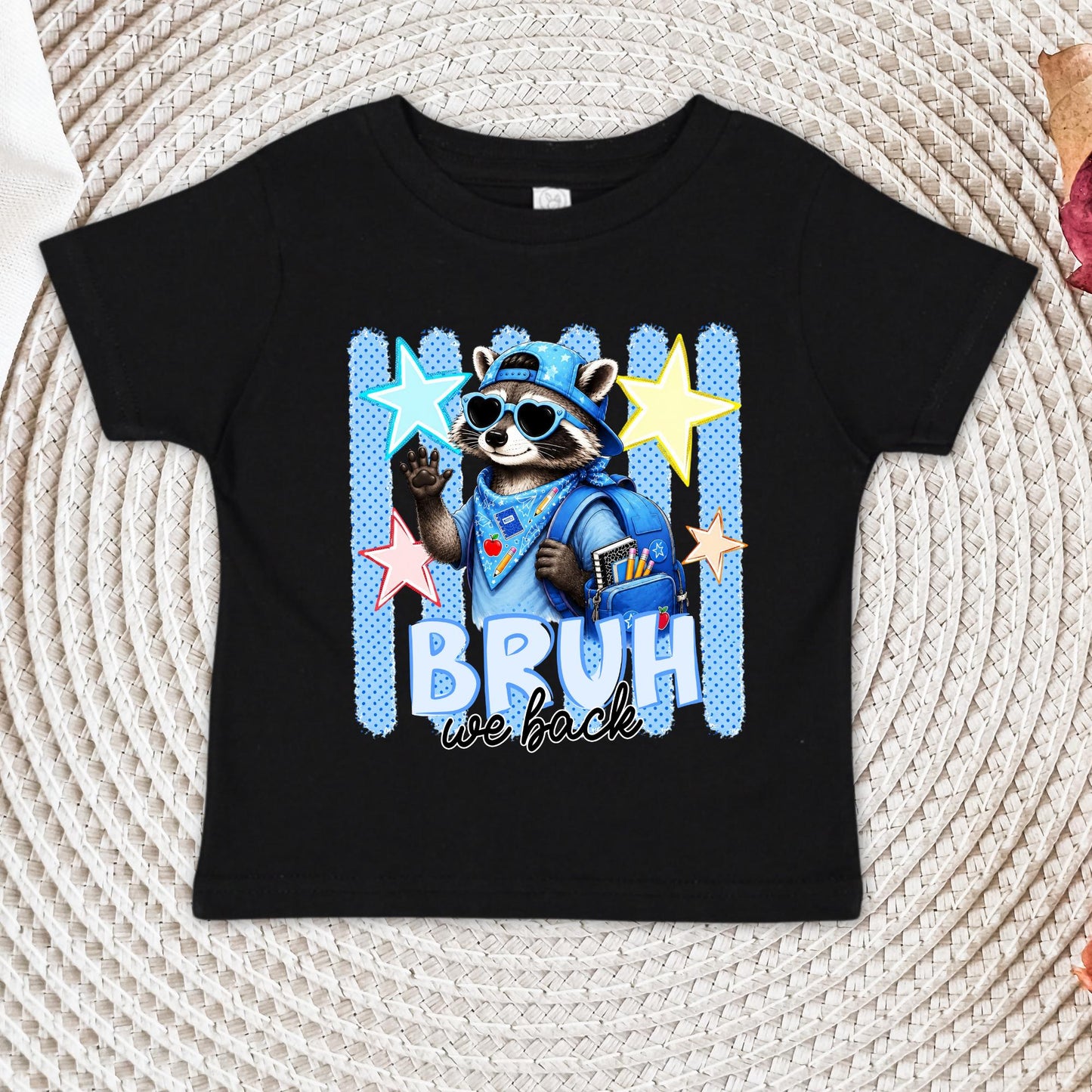 Bruh We Back Toddler Shirt, Funny Raccoon School Shirt, Back To School Teacher Outfit, Retro Shirts For Men Women