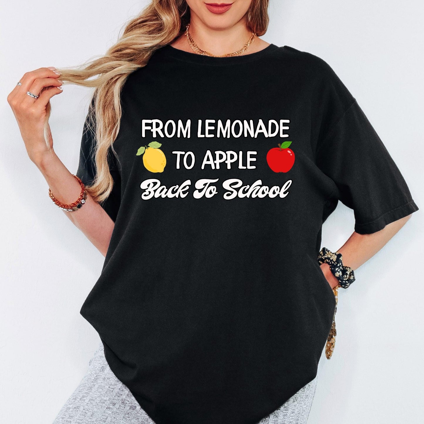 Comfort Colors® From Lemonade to Apple Shirt, Back To School Teacher Gift