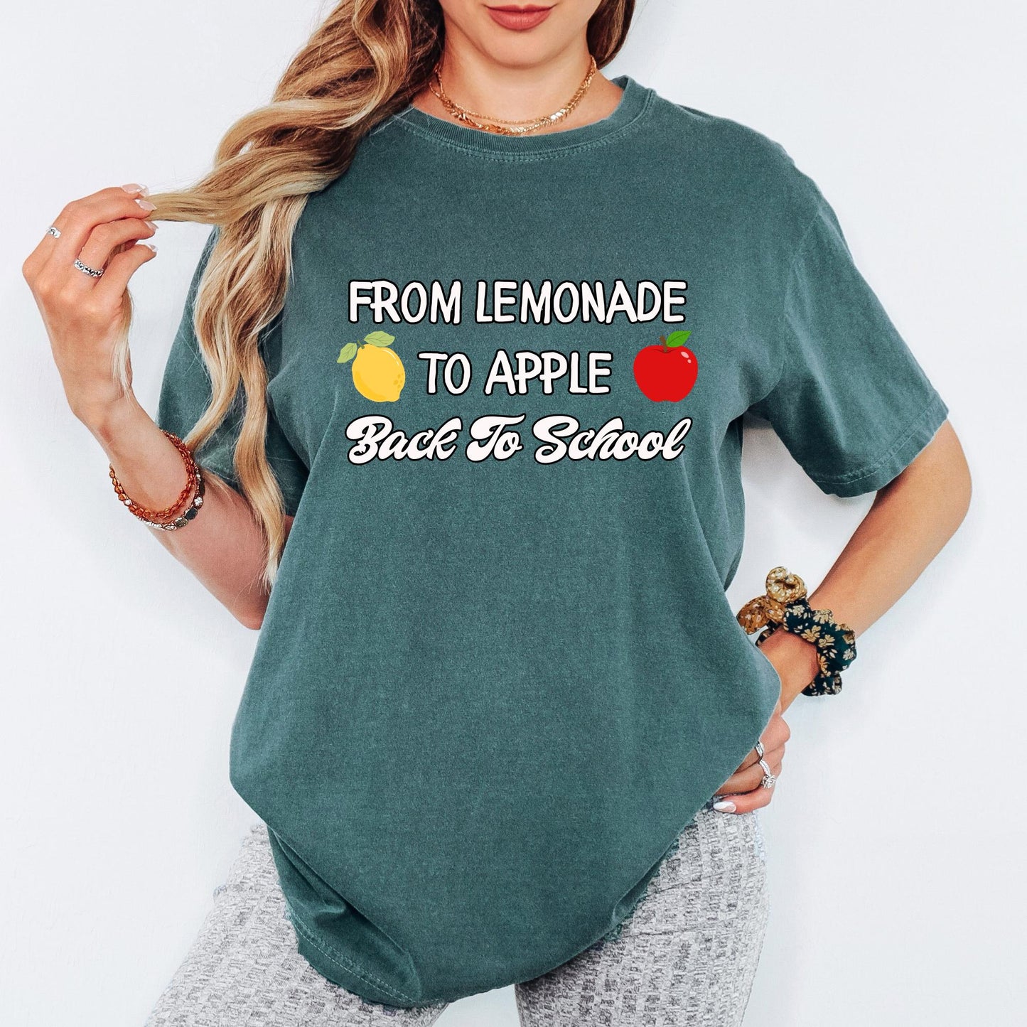 Comfort Colors® From Lemonade to Apple Shirt, Back To School Teacher Gift
