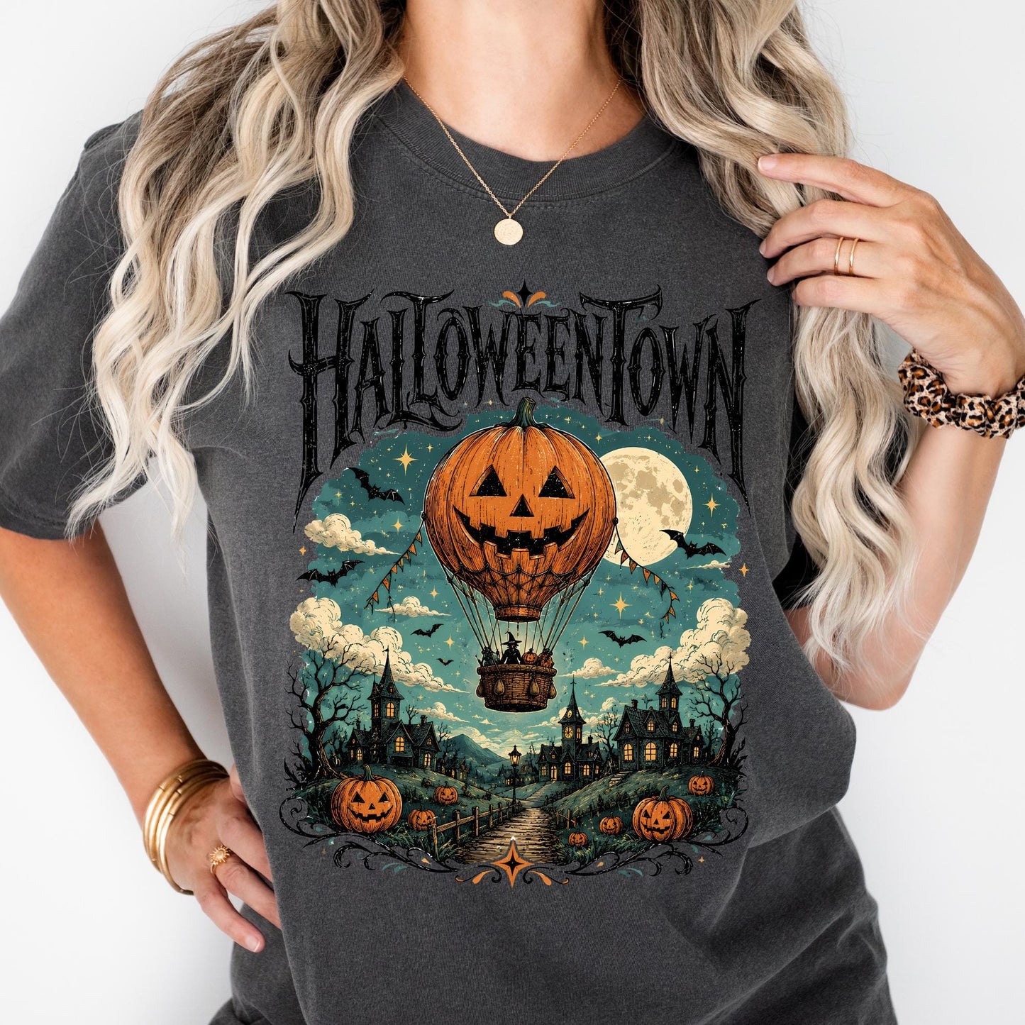 Comfort Colors Halloweentown  Shirt Spooky Season Fall Tee Halloween Gift