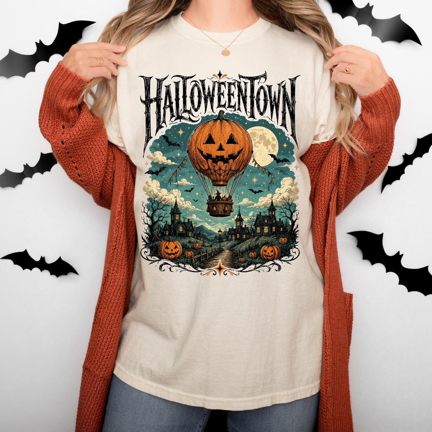 Comfort Colors Halloweentown  Shirt Spooky Season Fall Tee Halloween Gift