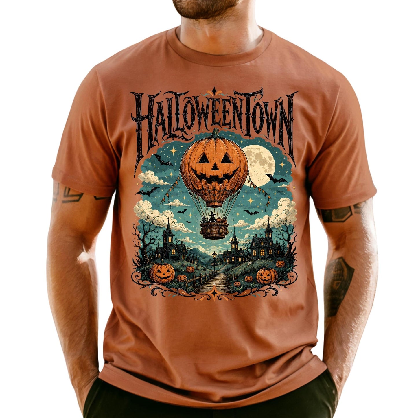 Comfort Colors Halloweentown  Shirt Spooky Season Fall Tee Halloween Gift