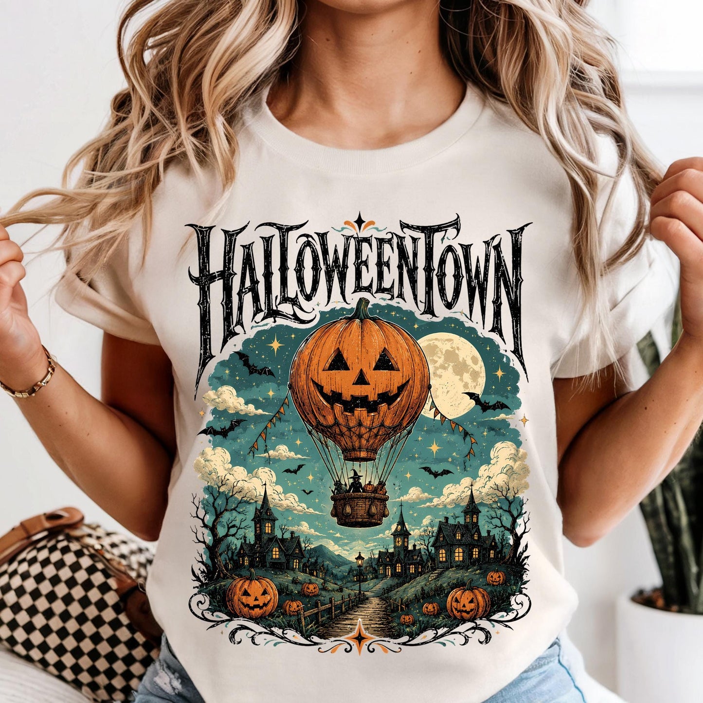 Comfort Colors Halloweentown  Shirt Spooky Season Fall Tee Halloween Gift